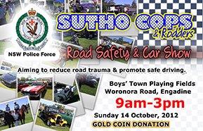 Sutho Cops & Rodders Road Safety & Car Show 2012