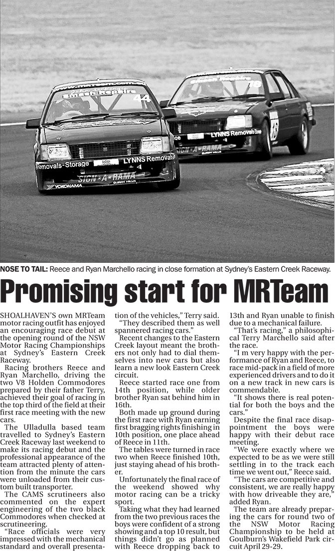 Promising start for MRTeam